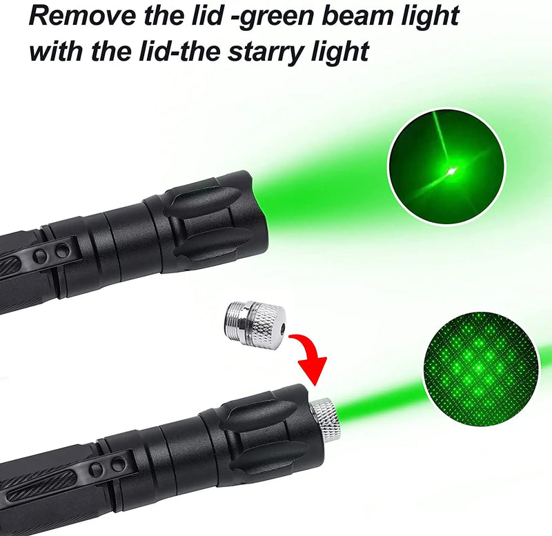 Flashlight Combo: Green and Red Laser & Tactical LED