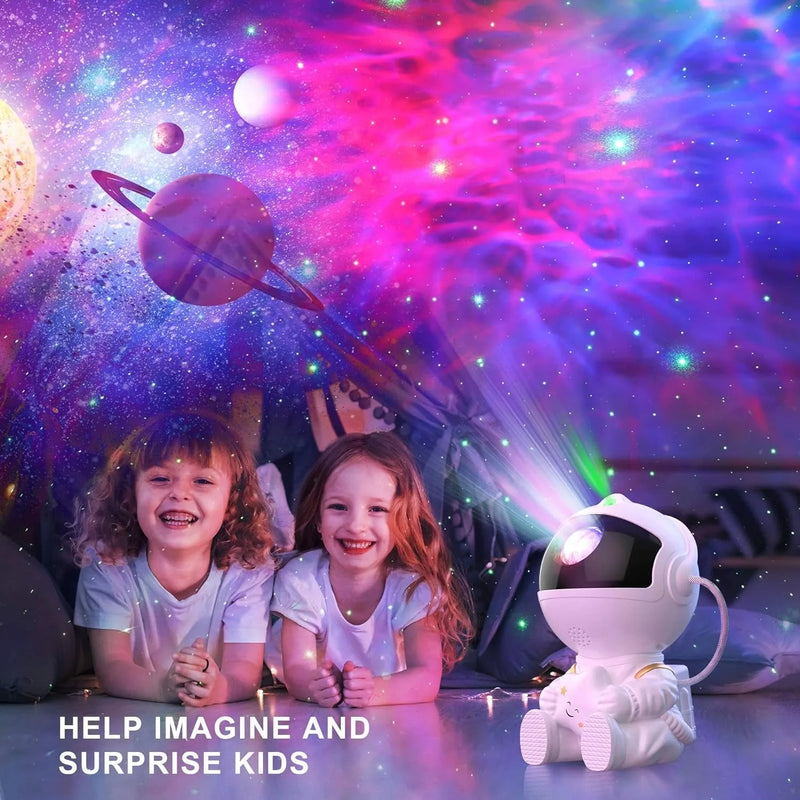 Galaxy Projection: Astronaut LED Night Light