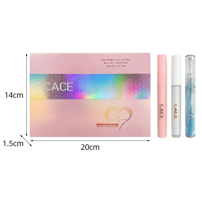 CACE Matte Lipstick Set: 4 Colors + Gift