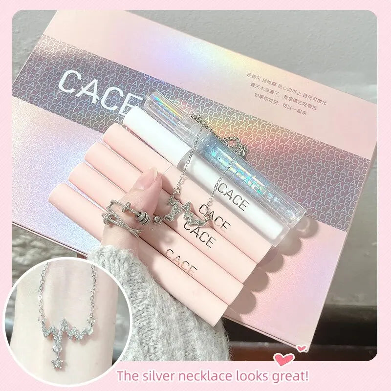 CACE Matte Lipstick Set: 4 Colors + Gift