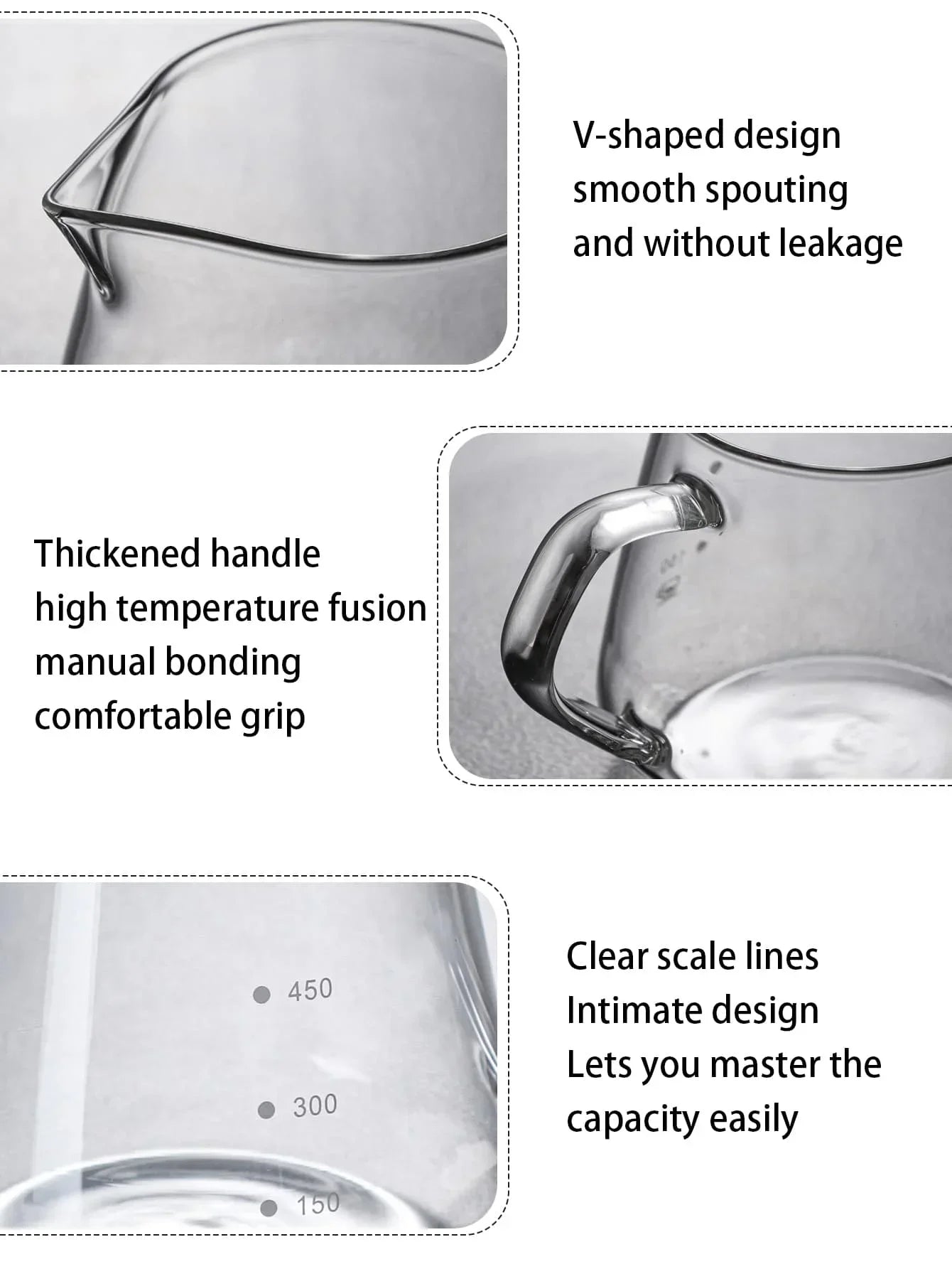 Glass Pour Over Coffee Maker Set