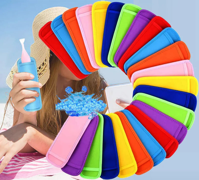 Ice Pop Sleeves: Reusable Neoprene Holders!