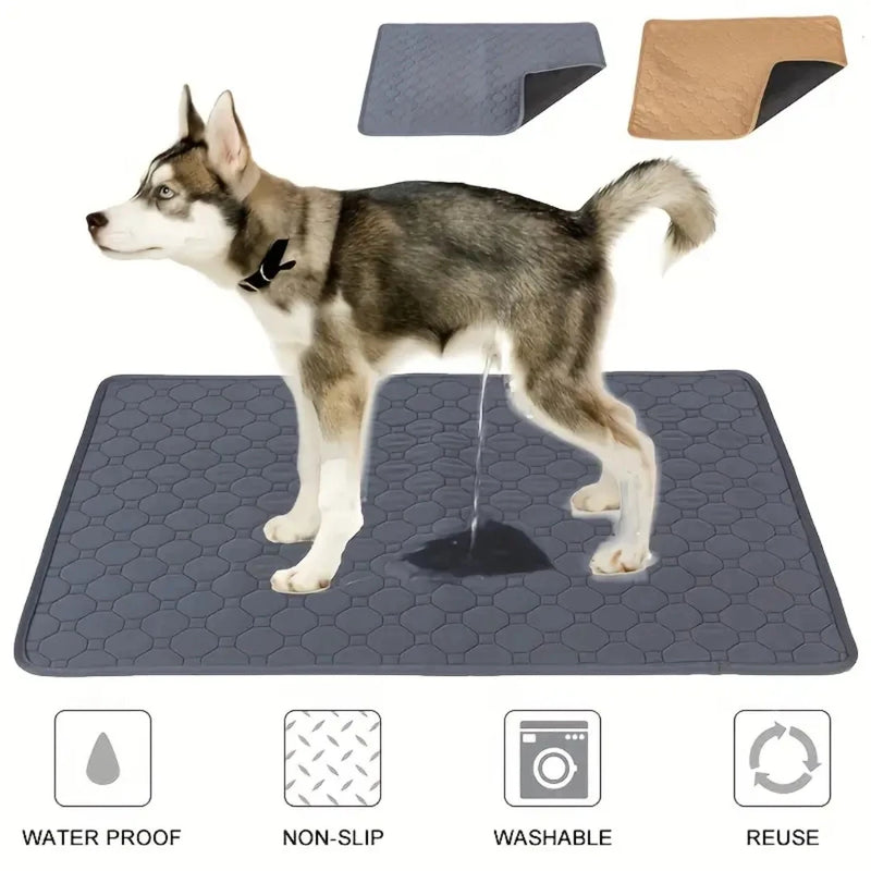 Washable Pet Pee Pad - Waterproof Dog Training Mat