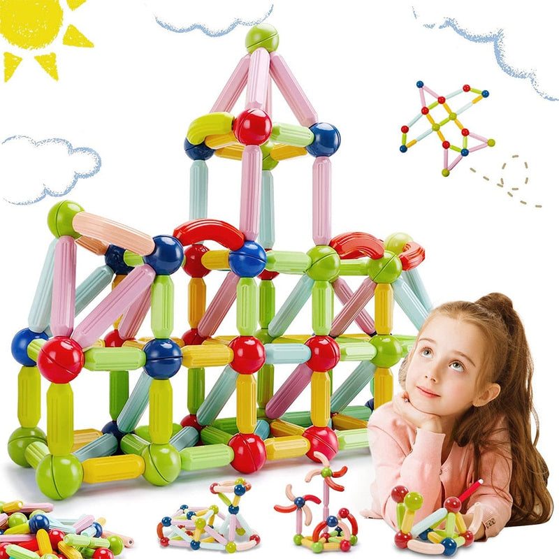 Magnetic Building Blocks - Kids