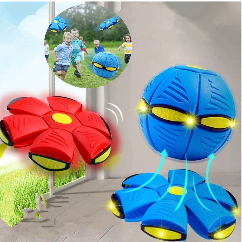 Magic Deformation UFO Dog Toy: Original Frisbee for Outdoor Training