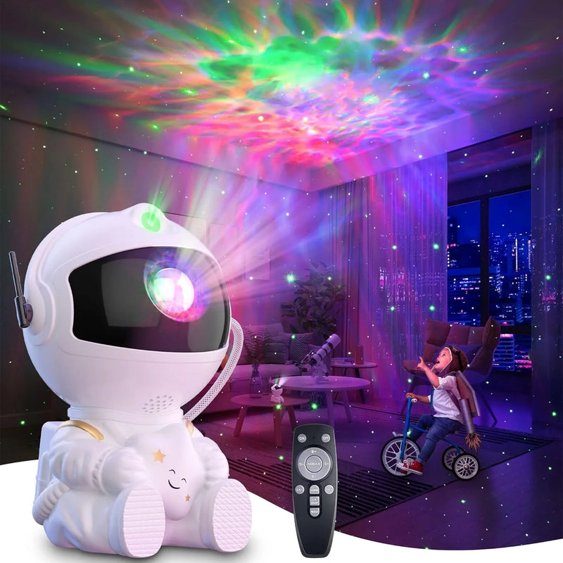 Galaxy Projection: Astronaut LED Night Light