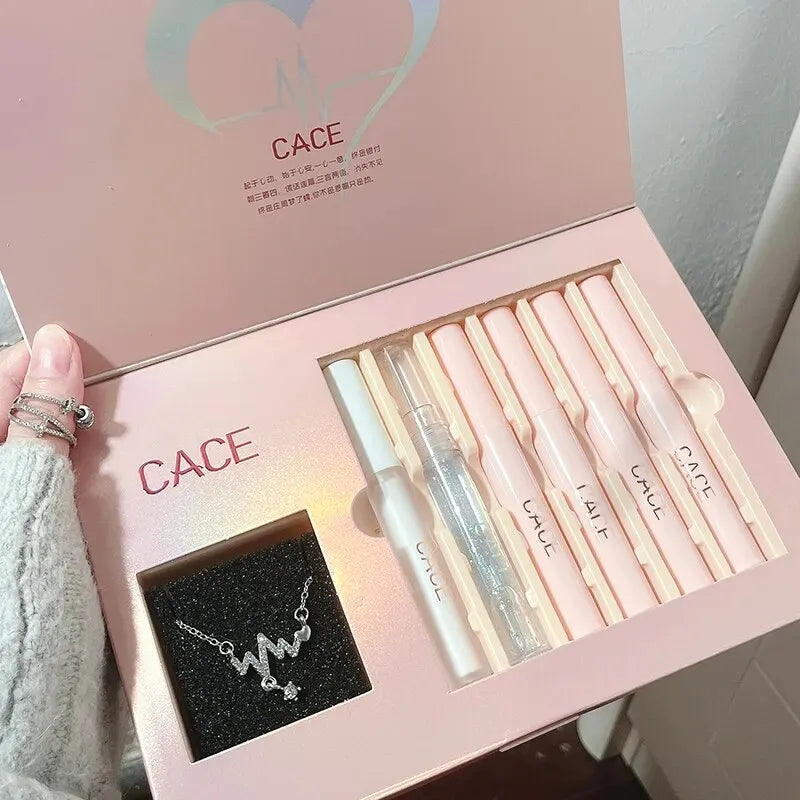 CACE Matte Lipstick Set: 4 Colors + Gift