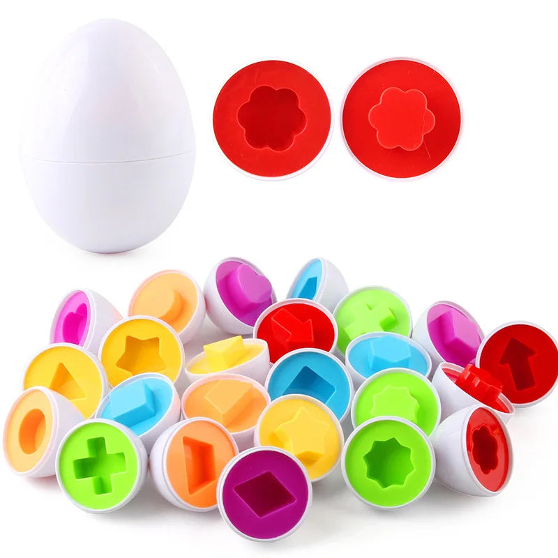 Eggs Screws 3D Puzzle Montessori Math Toy for Kids