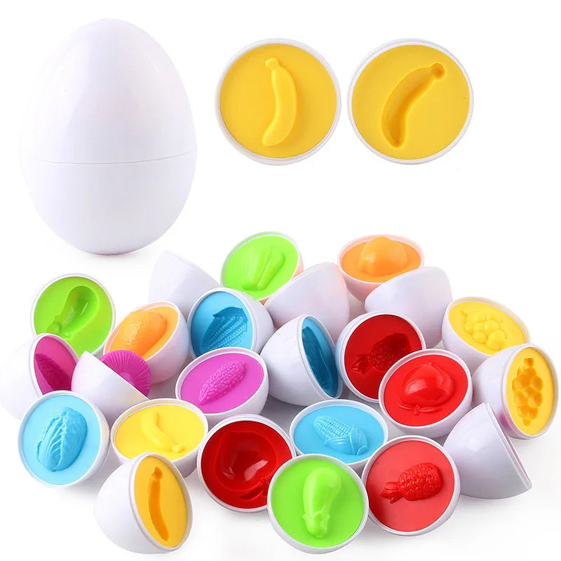 Eggs Screws 3D Puzzle Montessori Math Toy for Kids