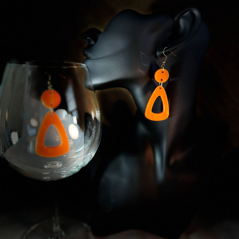 Fashion Jewelry Handmade, Acrylic Earrings Drop Dangle Perfect for all occasions, Ideal for Summer, Beach, Parties...